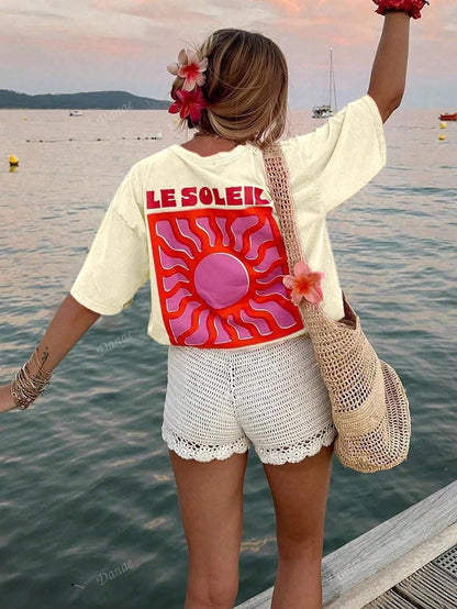 Camiseta Oversize estampada