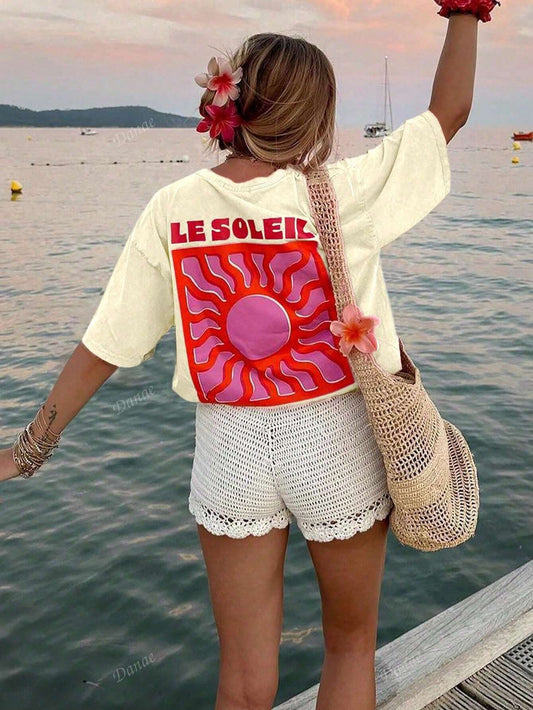 Camiseta Oversize estampada