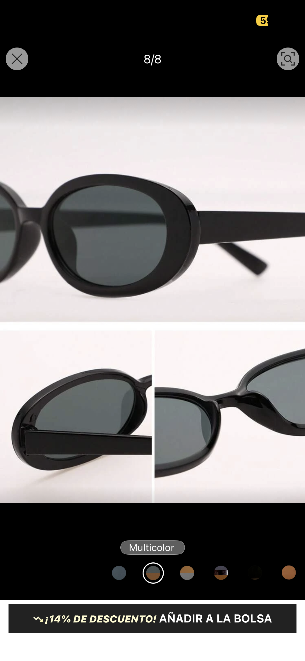 Lentes ovalados (individual)