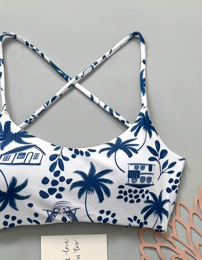 Bikini estampado Semi hilo