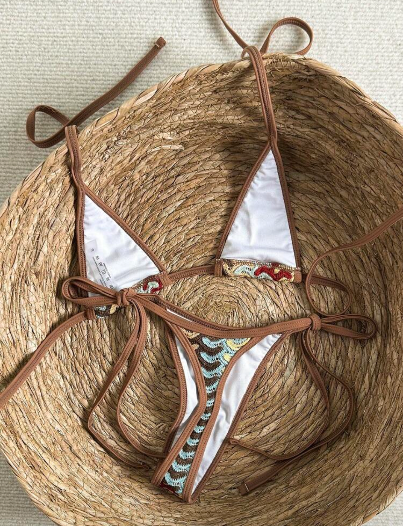 Mini Bikini ajustable con tejido