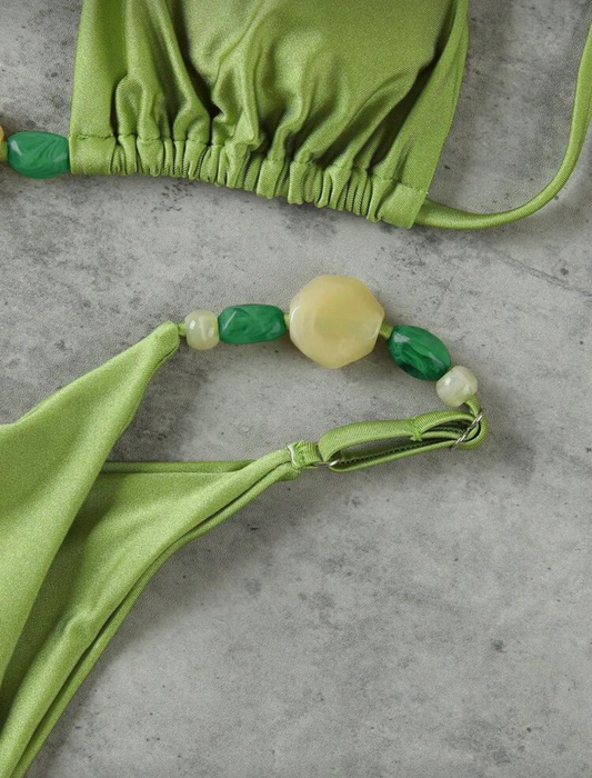 Bikini Semi hilo con piedras