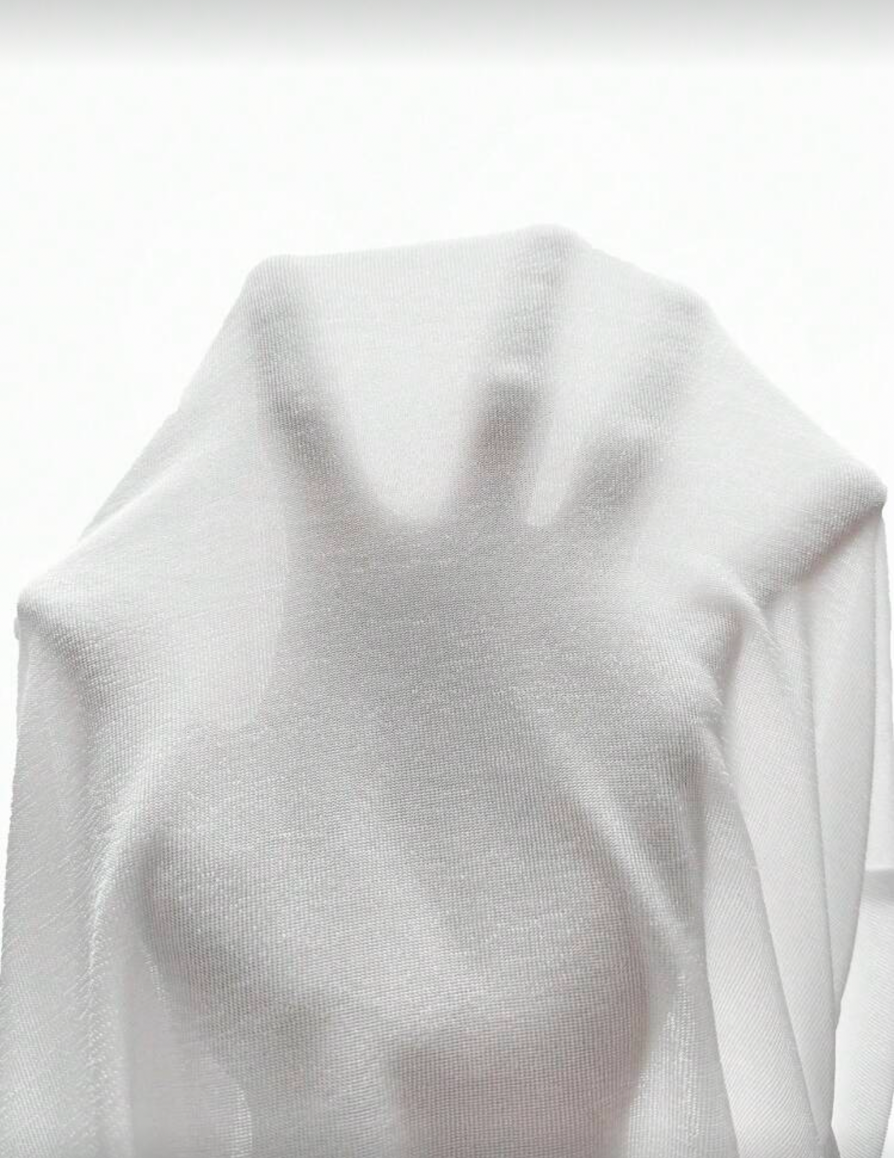 Vestido largo transparente