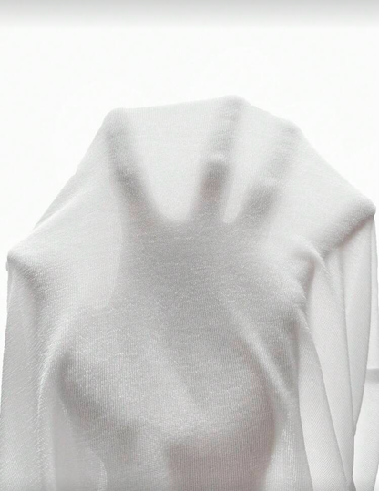 Vestido largo transparente