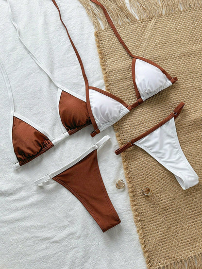 Bikini semi hilo bi color (individual)