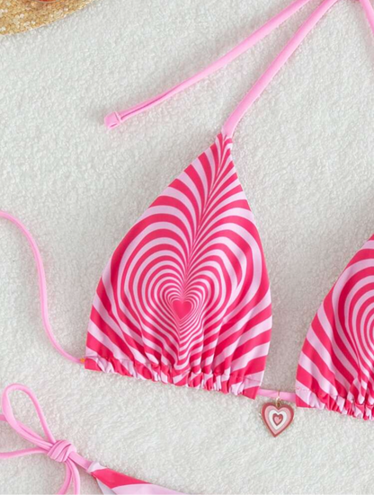 Bikini estampado ajustable
