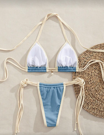 Bikini ajustable tela tipo toalla