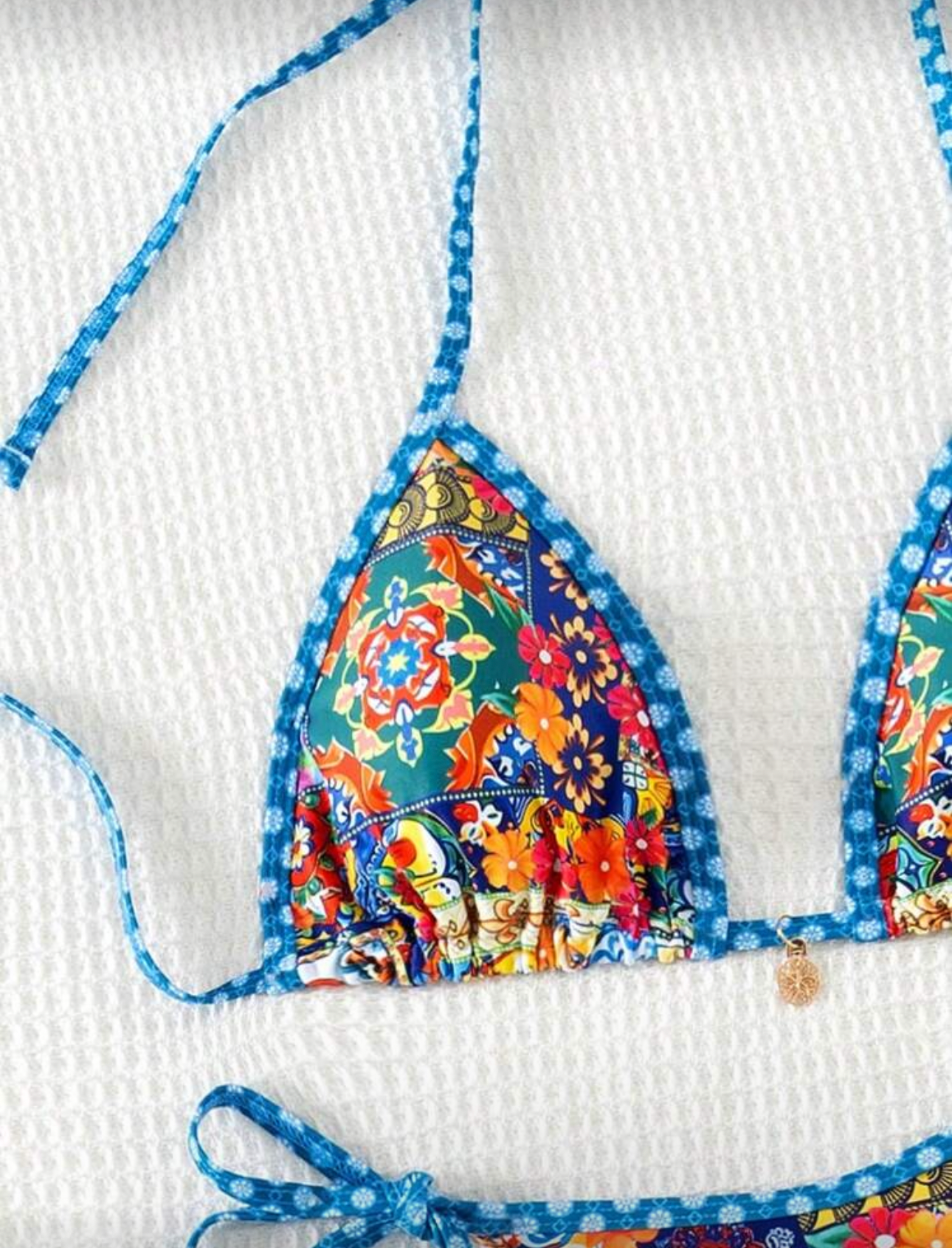Bikini ajustable semi hilo estampado