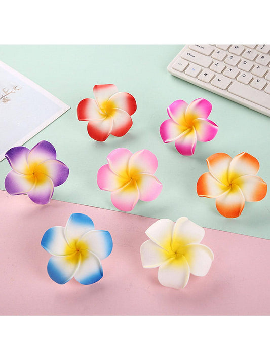 Pinza gancheta con flor